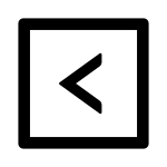Left Square SVG Icon